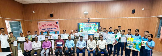 विश्व नदी दिवस पर लंगट सिंह कॉलेज में व्याख्यान और पोस्टर प्रतियोगिता