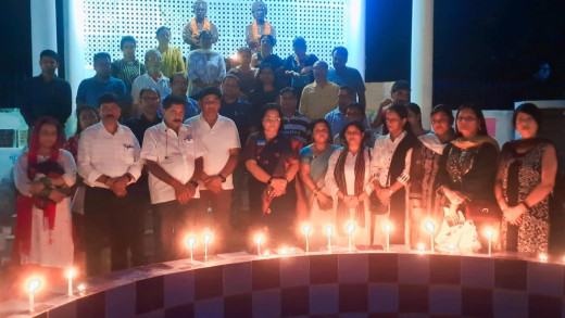 डॉ. मोमिता देबनाथ के लिए इंसाफ की मांग के साथ इनरव्हील और रोटरी क्लब का मौन मार्च