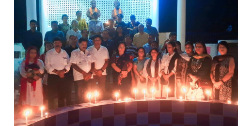 डॉ. मोमिता देबनाथ के लिए इंसाफ की मांग के साथ इनरव्हील और रोटरी क्लब का मौन मार्च