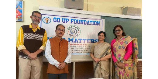 गो अप फाउंडेशन द्वारा मानसिक स्वास्थ्य जागरूकता कार्यक्रम आयोजित