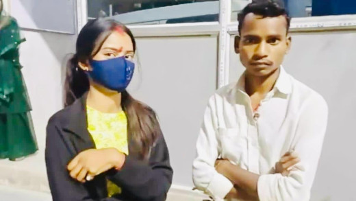 फेसबुक पर दोस्ती, परिवार का विरोध और थाने में बजरंगबली के मंदिर में प्रेमी जोड़े ने की शादी