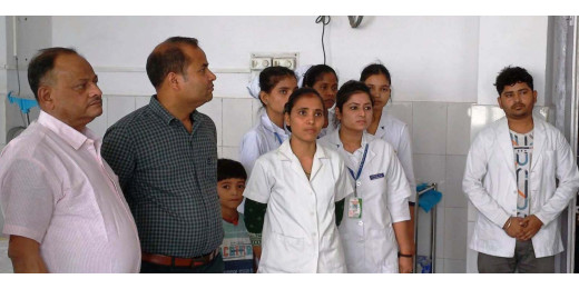 हीट स्ट्रोक पीड़ित मरीजों के लिए सदर अस्पताल में बना विशेष वार्ड