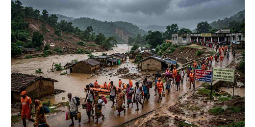 ओडिशा में भारी बारिश से बाढ़ और भूस्खलन का खतरा, 10 हजार लोग राहत केंद्रों में पहुंचाए गए