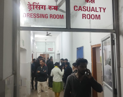 रेलवे के हटिया यांत्रिकी विभाग में फायर एक्सटिंग्सर फटने से 4 रेल कर्मी घायल