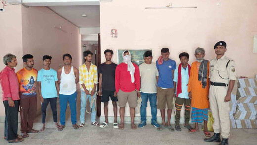 शराबबंदी कानून तोड़ने वालों पर कार्रवाई, जिलेभर में चला अभियान