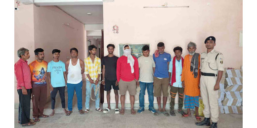 शराबबंदी कानून तोड़ने वालों पर कार्रवाई, जिलेभर में चला अभियान