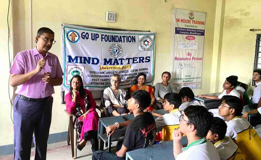 गो उप फाउंडेशन द्वारा मानसिक स्वास्थ्य पर बच्चों को मिली विशेष ट्रेनिंग