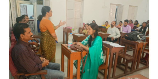 प्राचीन भारतीय इतिहास एवं पुरातत्व अध्ययन के उपरांत रोजगार के विकल्प-एक संवाद विषय पर एक वार्ता का आयोजन
