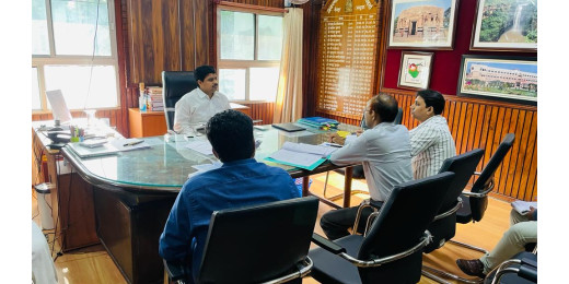 भारत माला परियोजना अंतर्गत भूमि अधिग्रहण कार्य की समीक्षा