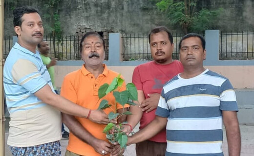 अंतरराष्ट्रीय बाघ दिवस पर पर्यावरण भारती ने किया पीपल का पौधारोपण, संरक्षण का दिया संदेश