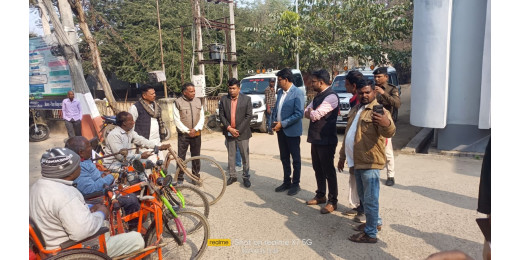 दिव्यांग संघ ने डीडीसी से मिलकर की समस्याओं पर ध्यान देने की अपील