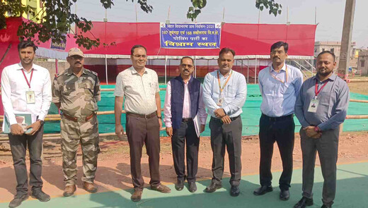 निर्वाचन आयोग के प्रतिनिधि दल ने किया स्ट्रांग रूम की सुरक्षा व्यवस्था का निरीक्षण 