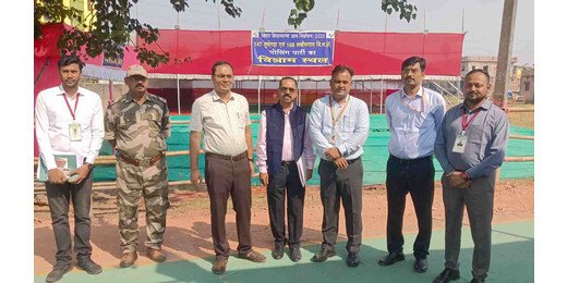 निर्वाचन आयोग के प्रतिनिधि दल ने किया स्ट्रांग रूम की सुरक्षा व्यवस्था का निरीक्षण 