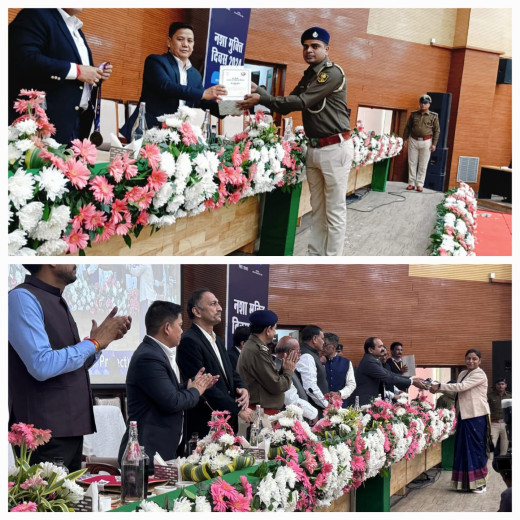 नशामुक्ति दिवस पर लखीसराय के मधनिषेध अधिकारियों को किया गया सम्मानित
