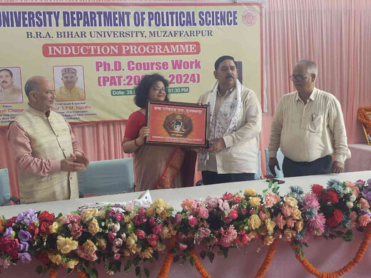 बीआरएबीयू में पीएचडी शोधार्थियों का भव्य इंडक्शन, उत्कृष्ट एवं नैतिक शोध का मिला मंत्र