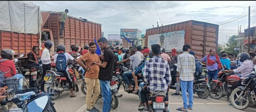 चंपारण में भारत बंद का व्यापक असर 