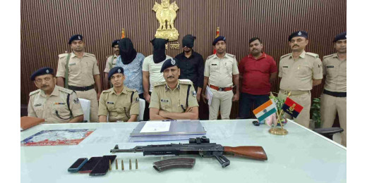 एसटीएफ की स्पेशल टीम एवं मुजफ्फरपुर पुलिस की बड़ी कार्यवाही, हथियार के साथ तीन गिरफ्तार