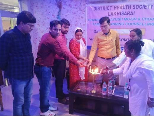 स्वास्थ्य विभाग द्वारा परिवार नियोजन काउंसलिंग पर कार्यशाला आयोजित