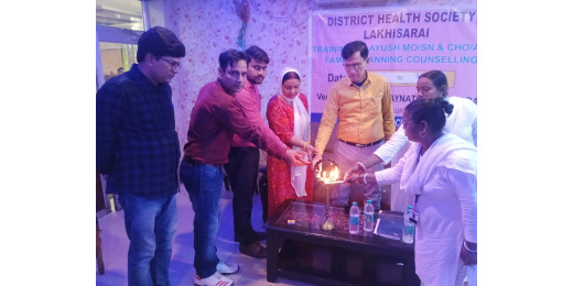 स्वास्थ्य विभाग द्वारा परिवार नियोजन काउंसलिंग पर कार्यशाला आयोजित