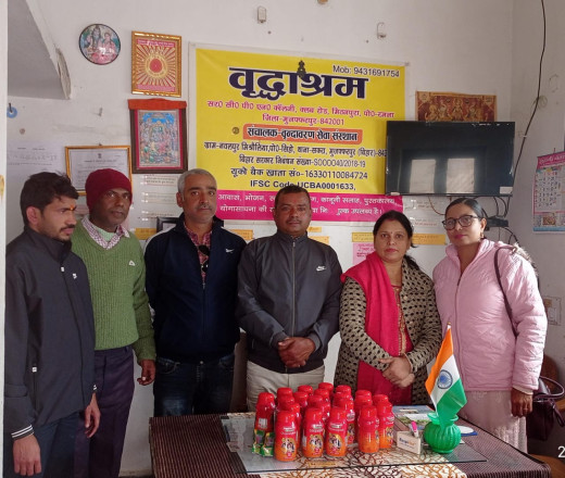 सोशल वर्कर फॉर वूमेन एंपावरमेंट संस्था ने की वृद्धजनों को ठंड से राहत देने की पहल 