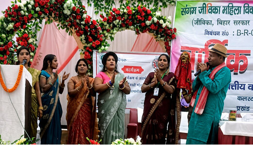 संगम वार्षिक आमसभा में दीदियों के सम्मान के साथ स्वच्छता का संदेश