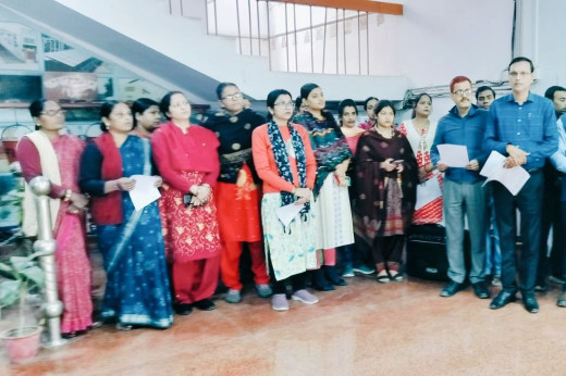 समस्तीपुर मंडल में संविधान दिवस का आयोजन, रेलकर्मियों और अधिकारियों ने संविधान की प्रस्तावना का पाठ किया