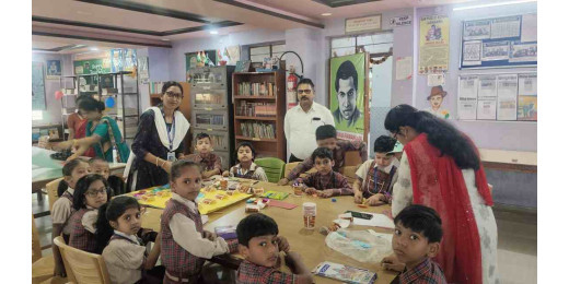 डीएवी पब्लिक स्कूल में समर कैंप का दूसरा दिन रहा रचनात्मकता और खेल गतिविधियों से भरपूर