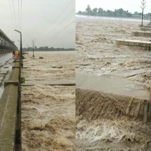 बिहार में बाढ़ का खतरा, कोसी-गंडक उफान पर