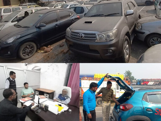 लखीसराय में शराब का जखीरा बरामद, कई गिरफ्तार, मद्य निषेध विभाग ने वाहनों की कराई नीलामी