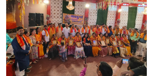 मुजफ्फरपुर: नवदुर्गा शक्ति सम्मान 2023 से सम्मानित हुई 9 मातृशक्ति