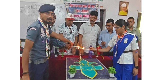 स्काउट-गाइड शिविर में छात्राओं ने सीखे नेतृत्व, प्राथमिक उपचार और समाजसेवा के गुण
