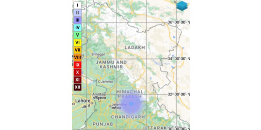 हिमाचल प्रदेश : सुबह-सुबह लगे भूकंप के झटके, मंडी जिला रहा केंद्र