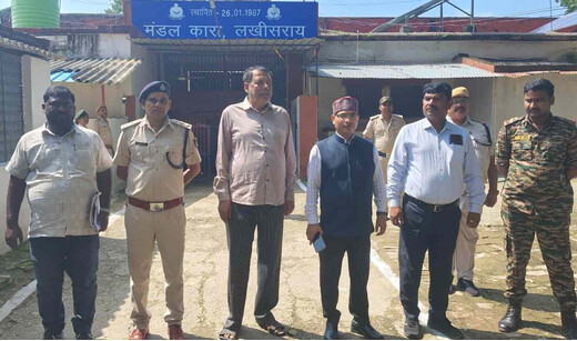 मंडल कारा में बंदियों की समस्याओं से रूबरू हुए सचिव विधानंद सागर, सुविधाएं दुरुस्त करने के निर्देश