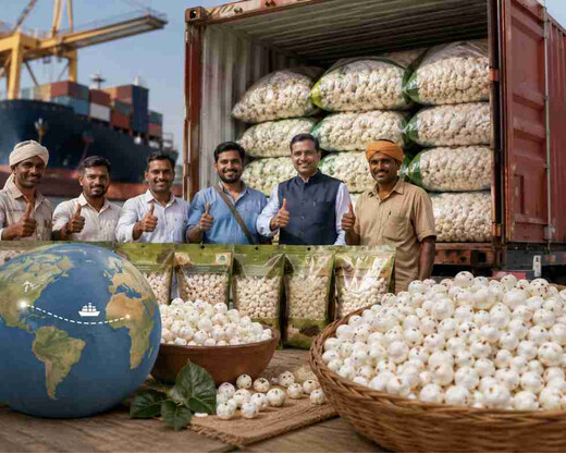 दरभंगा से कनाडा पहुंचा मखाना, मखाना निर्यात से किसानों को बड़ा लाभ