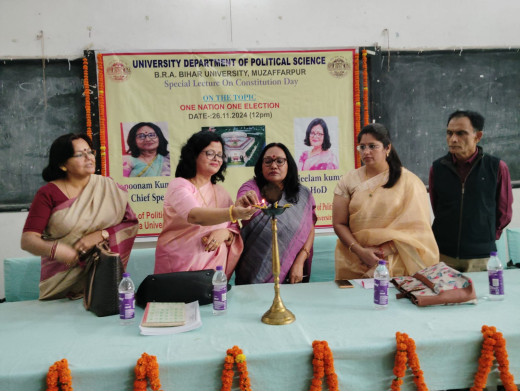 बीआर अंबेडकर बिहार विश्वविद्यालय में एक देश एक चुनाव पर व्याख्यान आयोजित