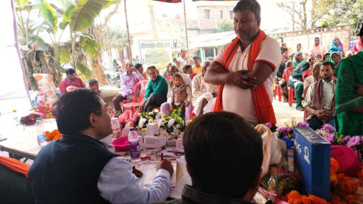 श्री राम चंद्र सेवा ट्रस्ट ने लगाया निःशुल्क चिकित्सा जांच शिविर