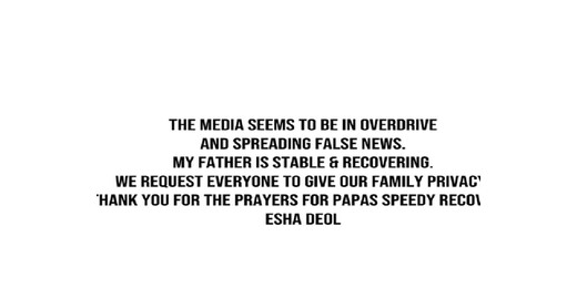 बिल्कुल ठीक हैं धर्मेंद्र, निधन की खबरों को ईशा देओल ने बताया अफवाह