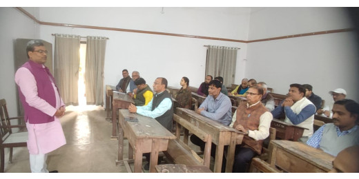 लंगट सिंह महाविद्यालय में चंदेश्वर प्रसाद सिंह और शारदा सिन्हा को दी गई श्रद्धांजलि