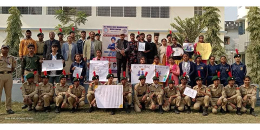 एलएनटी कॉलेज में वीर बाल दिवस पर परेड व झांकी की प्रस्तुति
