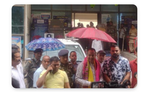 हटिया विधानसभा से भाजपा प्रत्याशी नवीन जायसवाल ने किया नामांकन दाखिल