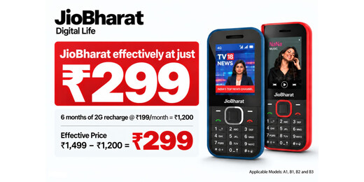 जियो का नया धमाकेदार ऑफर, ₹1,499 में 4G फोन के साथ 6 महीने की फ्री सेवा