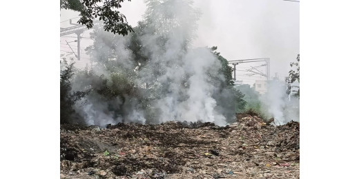 शहर में प्रदूषण की स्थिति गंभीर, खुले में कचड़ा जलाने से बढ़ रहा खतरा