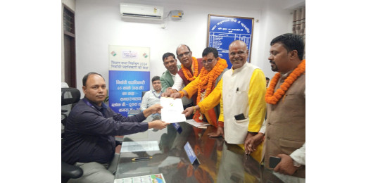 कांके विधानसभा सीट से भाजपा प्रत्याशी जीतू चरण राम ने दाखिल किया नामांकन
