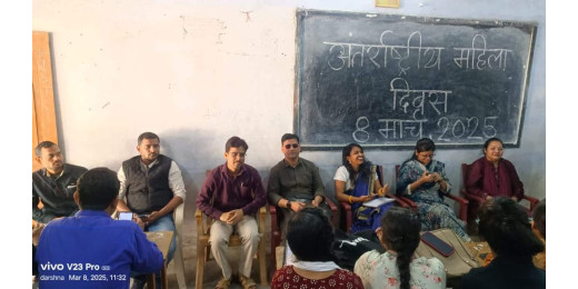 अंतर्राष्ट्रीय महिला दिवस पर कार्यानंद शर्मा महाविद्यालय में महिलाओं के बलिदान को किया गया याद