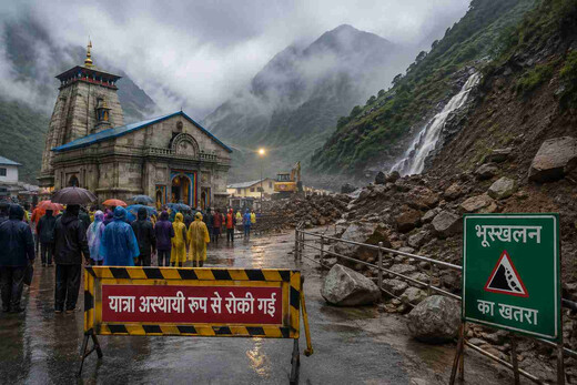 उत्तराखंड में बारिश और भूस्खलन का कहर, 850 श्रद्धालु फंसे, 91 सड़कें बंद