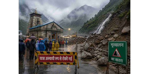 उत्तराखंड में बारिश और भूस्खलन का कहर, 850 श्रद्धालु फंसे, 91 सड़कें बंद