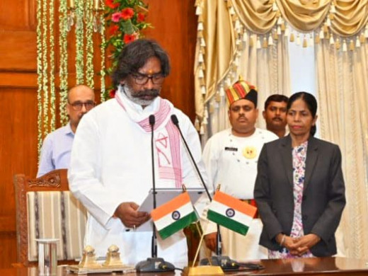 हेमंत सोरेन शाम 4 बजे लेंगे मुख्यमंत्री पद की शपथ