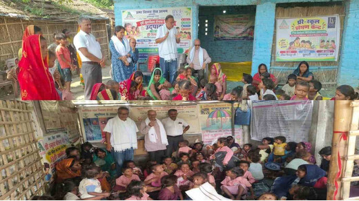 मनिका विशनपुर चांद में प्री-स्कूल न्यूट्रिशन सेंटर का भव्य शुभारंभ, 50 बच्चों को मिला पौष्टिक आहार
