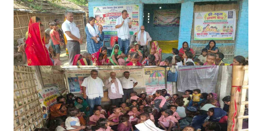 मनिका विशनपुर चांद में प्री-स्कूल न्यूट्रिशन सेंटर का भव्य शुभारंभ, 50 बच्चों को मिला पौष्टिक आहार