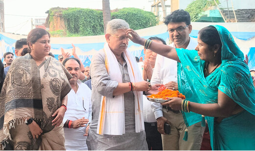 लखीसराय के लक्ष्मीपुर में जीविका भवन का उद्घाटन, केंद्रीय मंत्री ललन सिंह रहे मौजूद